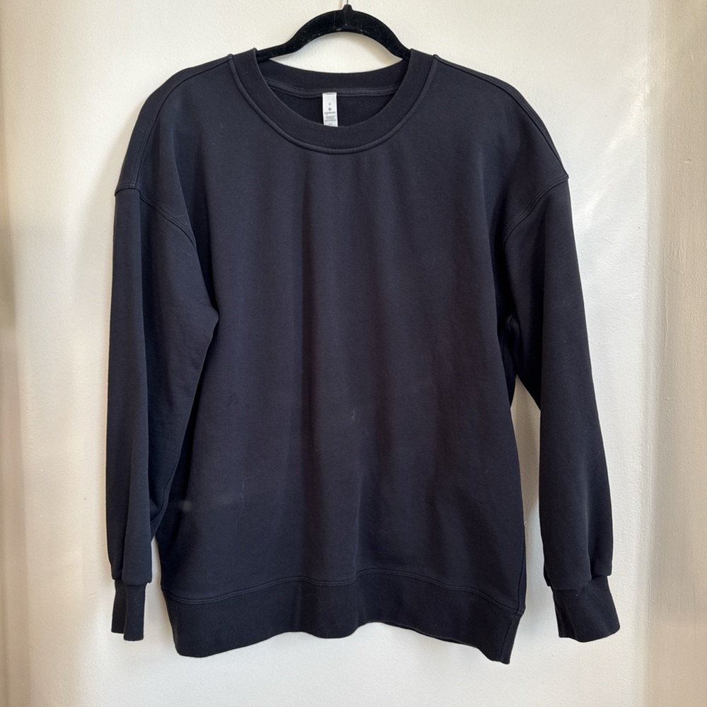 lululemon athletica Black Crewneck Pullover